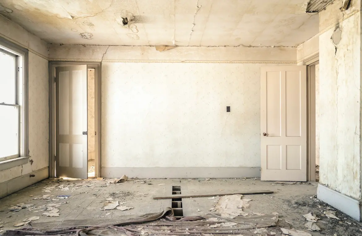 Waste disposal crew managing a cleanout project in Irving